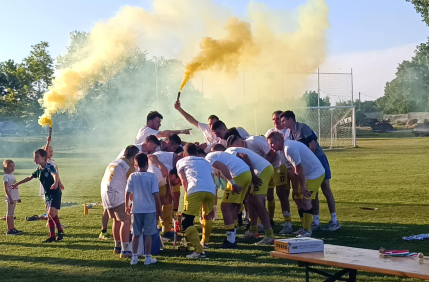 Történelmi siker, bajnoki címet ünnepelhetett a Rábaszentmihály KSE